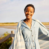The Lightweight Blanket - Tile Stripe