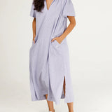 Holly Shae Gretchen in Blue and White Stripe