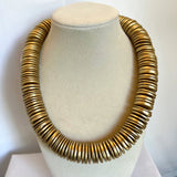 Gold Chunky Statement Necklace