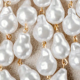 Natural Pearl Drop Earrings