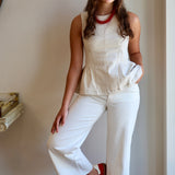 The Ecru Top in Denim