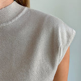 Anonyme Beige Sparkle Top