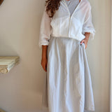 Sheer Zip Blouson Jacket
