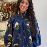 The Floral Smocked Top