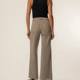 Kut from the Kloth Meg High Rise Wide Leg in Milk Tea