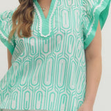 FINAL SALE: The Emmaline Top in Mint