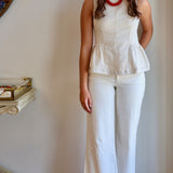The Ecru Top in Denim