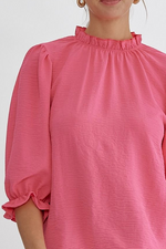 The Allison Top in Pink
