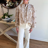 The Cream Breeze Top