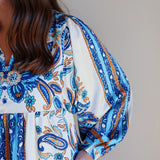 Joy Joy Dress in Blue Saffron
