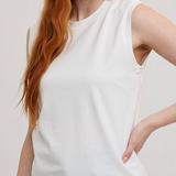 Off White Tank Top
