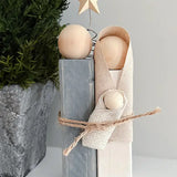 Simple Wooden Nativity Set