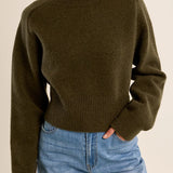 MB Sweater in Olive Khaki
