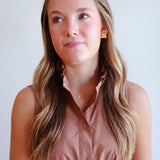 Jade Wrap Dress in Brown