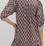 The Rosie Dress in Brown Floral