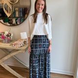 Smith & Quinn Faye Skirt in Garden’s Window Navy