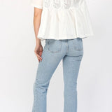 The Martha Top in White