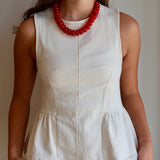 The Ecru Top in Denim