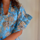 Fitzroy and Willa Soleil Dress in Carolina Bluebird