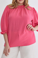 The Allison Top in Pink