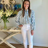 Clara the Label Olive Blouse in Acacia