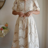 The Woven Crotchet Contrast Midi