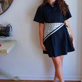 Geo Stripes Triangle Scarf