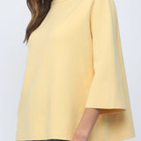The Jackie Sweater in Yellow