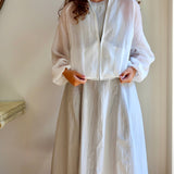 Sheer Zip Blouson Jacket