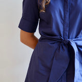 Tie Front Button Down Dress