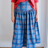 Smith & Quinn Theodora Skirt in Camellia Plaid Patch