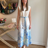 The Wilson Dress in Sky Blue Mystic