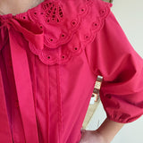 The Jenn Top in Rasberry