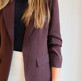 Esqualo 3/4 Sleeve Blazer