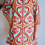 The Maude Ava Dress in Geo Print