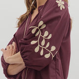The Katherine Top in Merlot