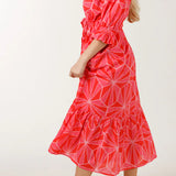 Holly Shae Catherine Dress in Kaleidoscope Pink