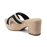 Chocolat Blu Gen in Black Raffia