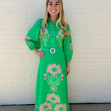 Lyle Dress in Pink Henrietta