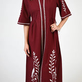 Marigold Solene Dress in Crimson Canopy
