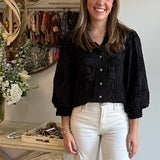 The Anna Top in Black