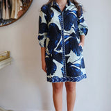 Maude Ava in Indigo Lilies