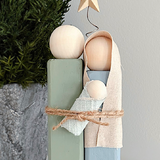 Simple Wooden Nativity Set
