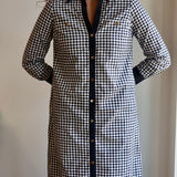 The Harper Dress in Black Gingham