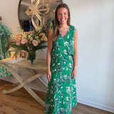 The Tiffany Skirt in Emerald