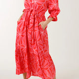 Holly Shae Catherine Dress in Kaleidoscope Pink