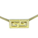 Greek Key Stretch Metal Belt Set