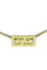 0 Greek Key Stretch Metal Belt Set