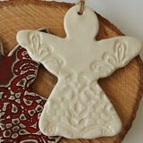 Angel Ornament in White