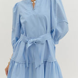 Light Blue Dress with Belt